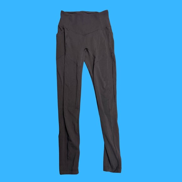 Lululemon Black High-Rise Pocket Leggings – Size 4 (Sculpting Fit) - Picture 3 of 8
